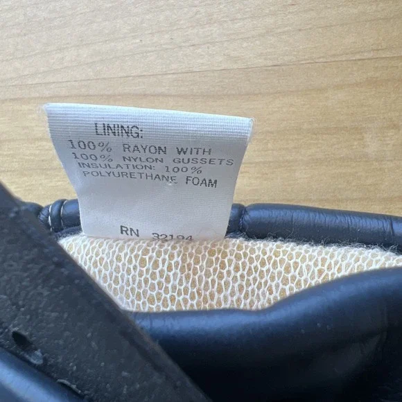 Vintage Wells Lamont Ski Styling Gloves L12TAA Teens Medium Black w stripes - Picture 4 of 6